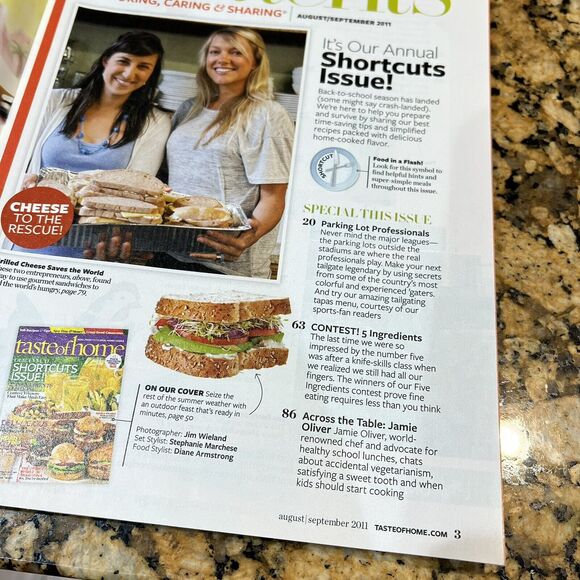 Lot Of Taste Of Homes Cooking Back Issues Recipes Magazines 2011 set Of 6 - Picture 12 of 16